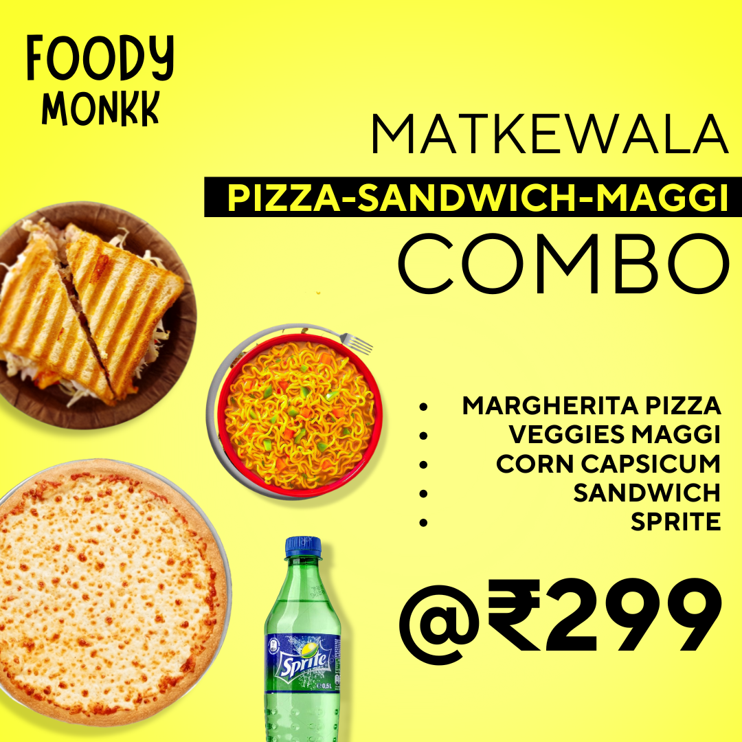 Pizza Sandwich Maggi Combo